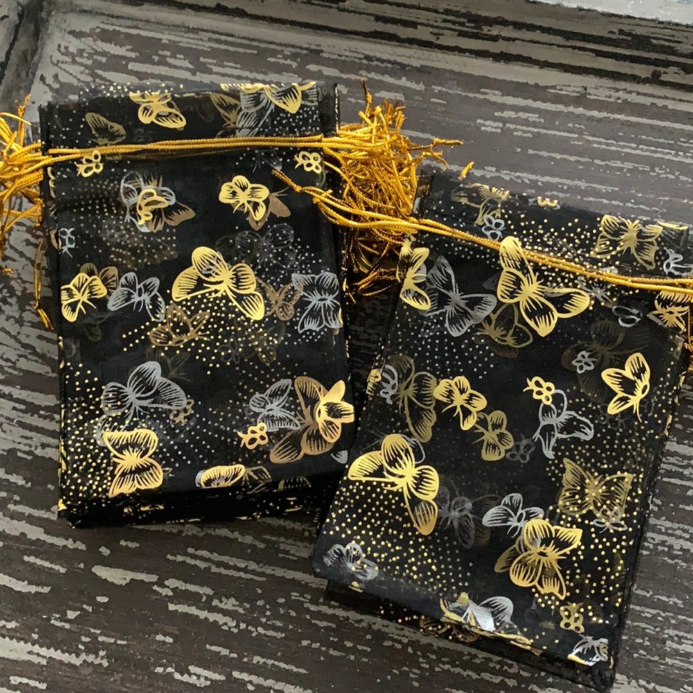 Sheer Organza Drawstring Bags